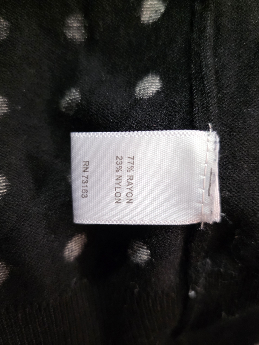 Spense Knits Black & White Polka Dot Button Front Cardigan XL Cottagecore - Picture 8 of 8